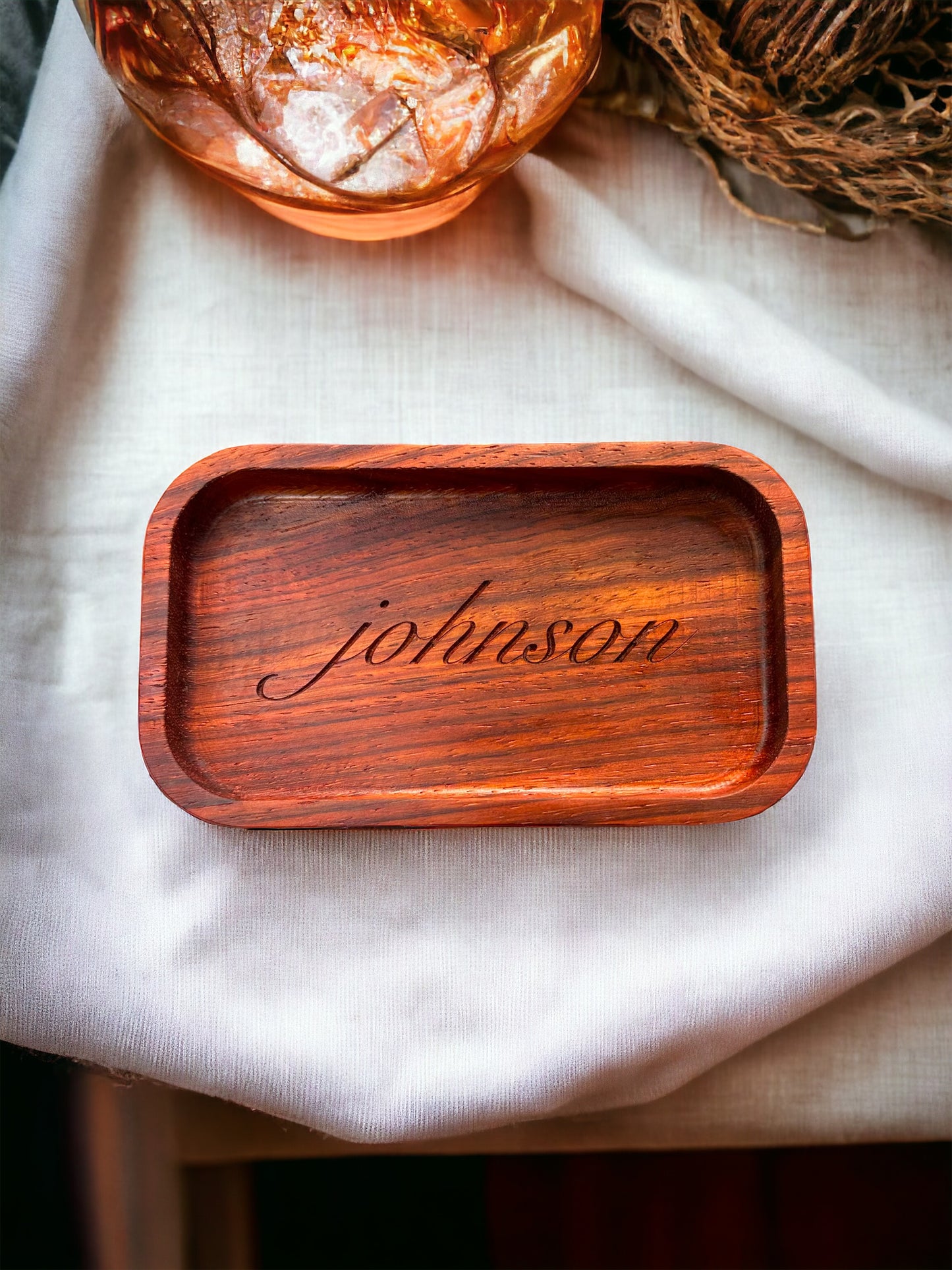 Padauk Jewelry Tray