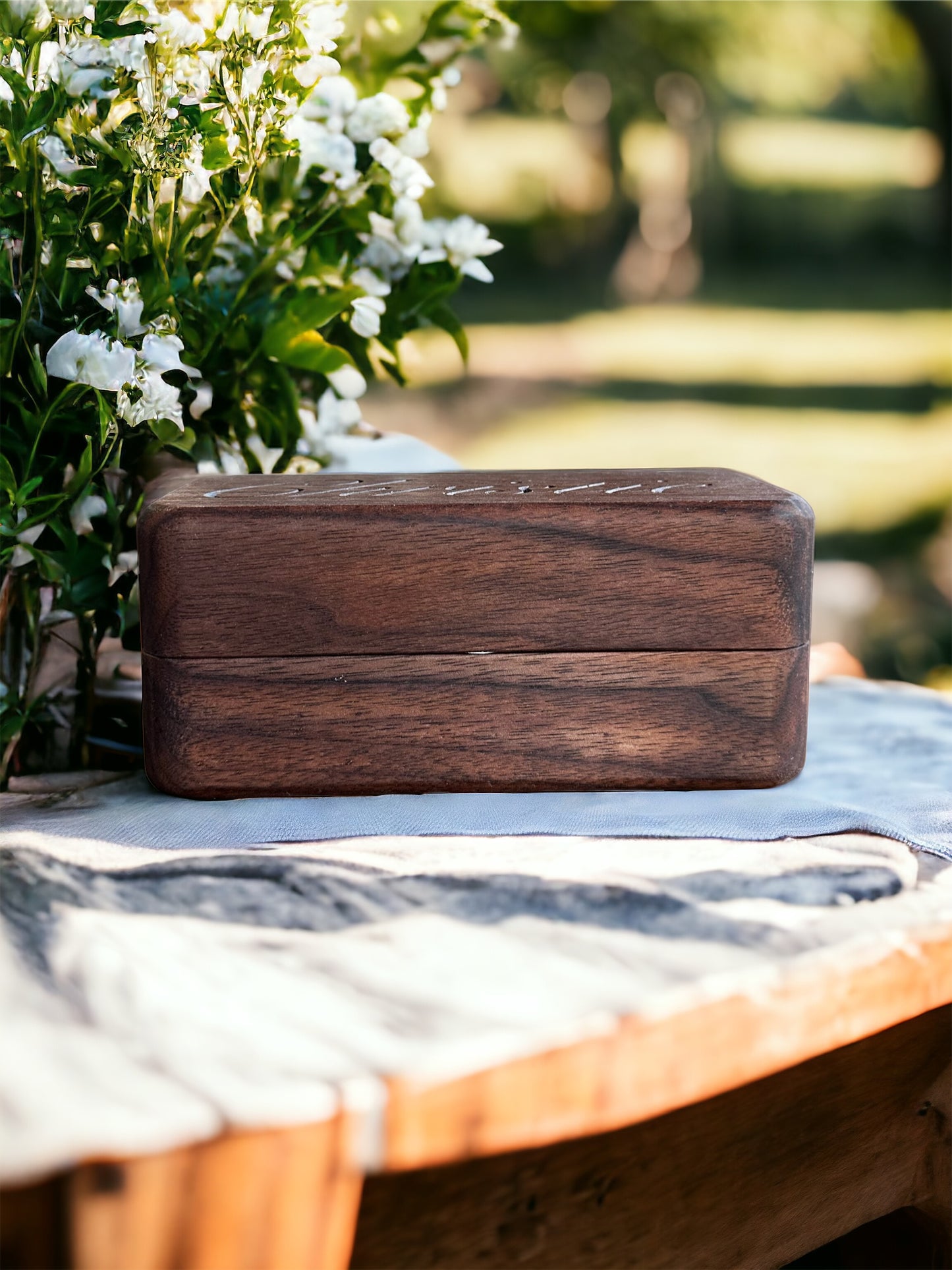 Walnut Travel Jewelry Box