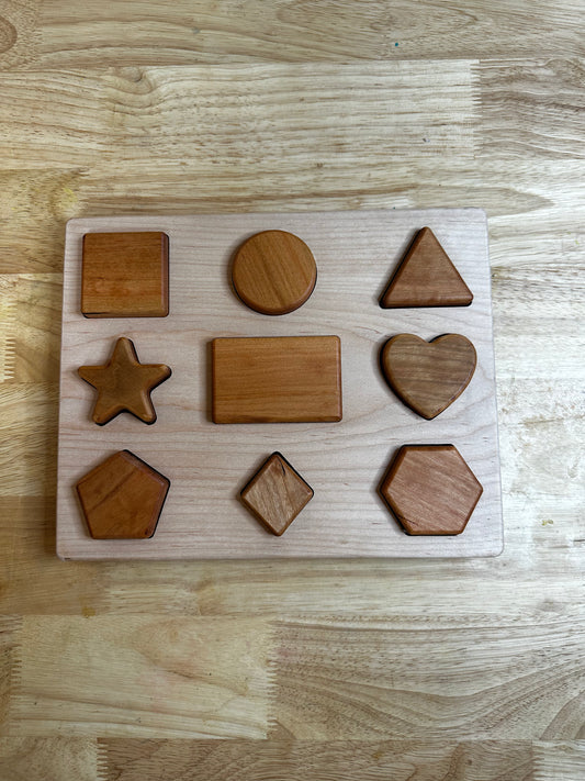 Hardwood Shapes Puzzle