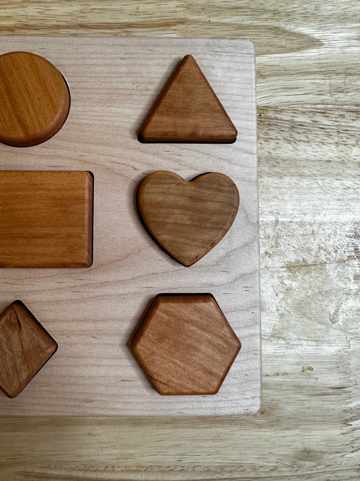 Hardwood Shapes Puzzle