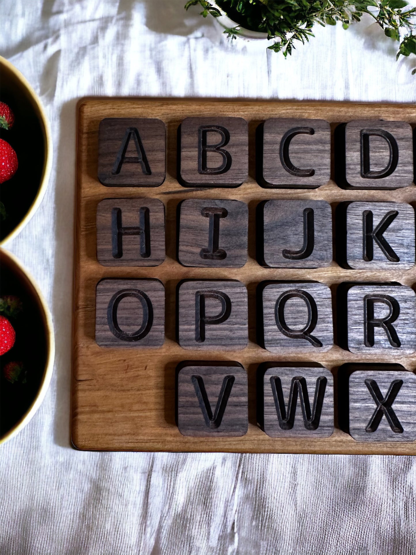 Hardwood Alphabet Puzzle